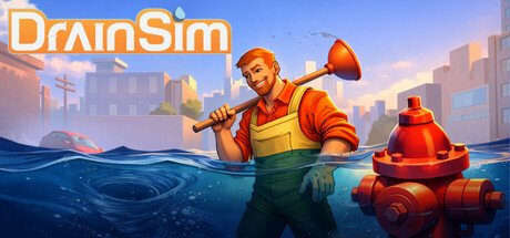 DrainSim — Steam PC game cover art